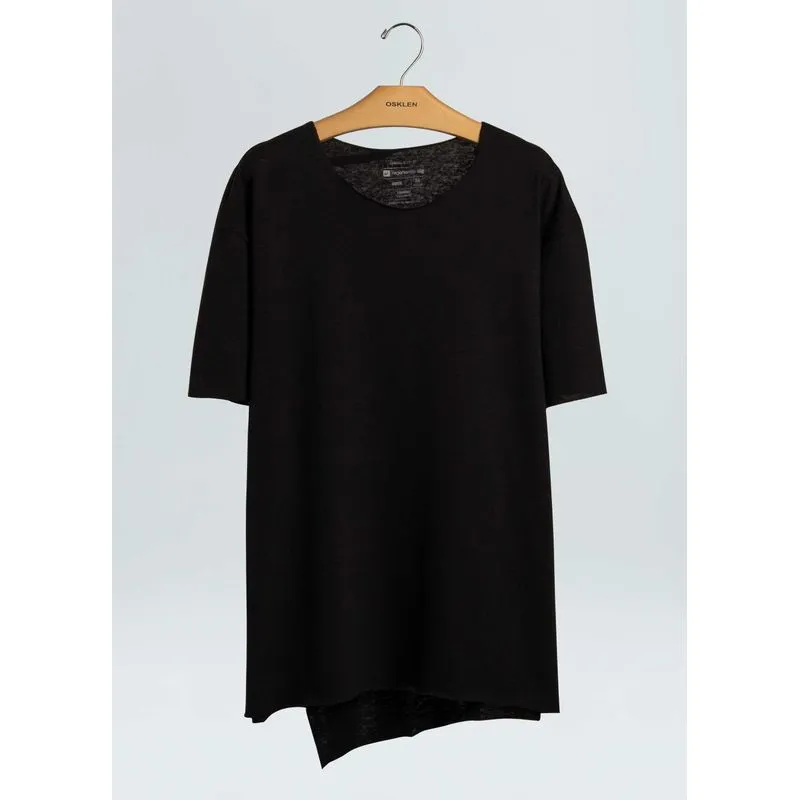T-shirt over assimetrica - preto - P