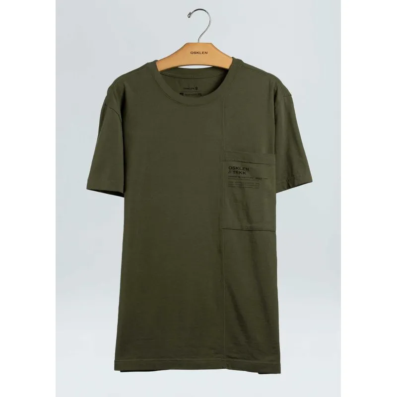 T-shirt pocket trekking - verde forest - P
