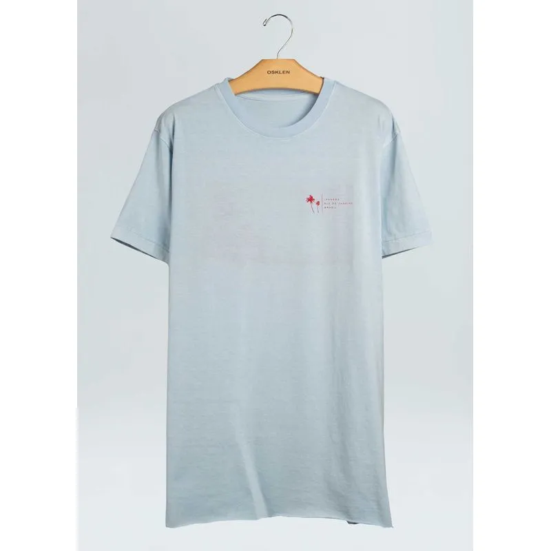 T-shirt double carimbo rj - azul - G