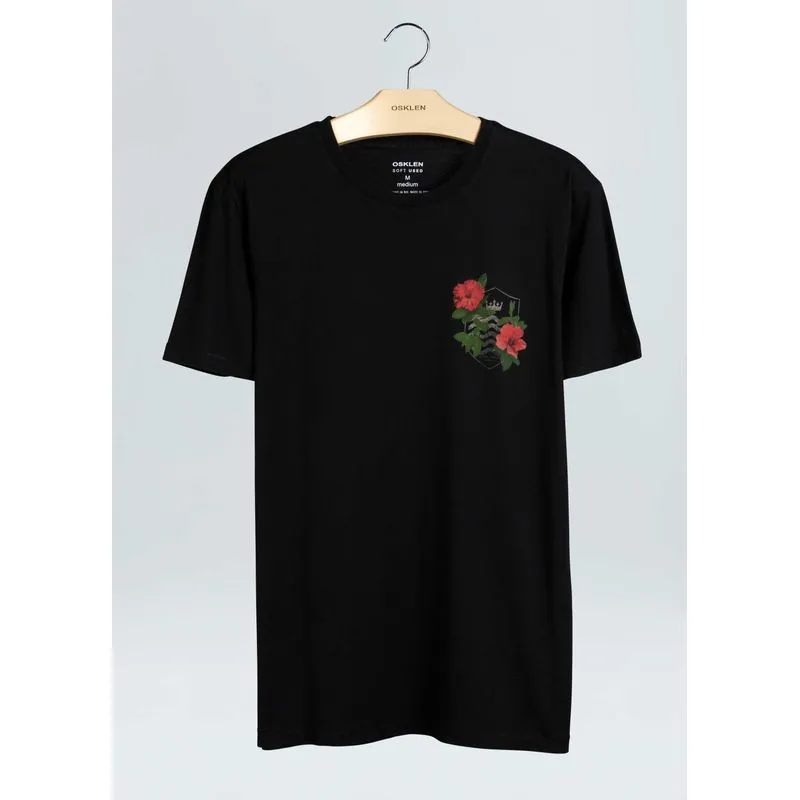 T-shirt soft used brasão tropical T-shirt soft used brasao tropical - preto - GG