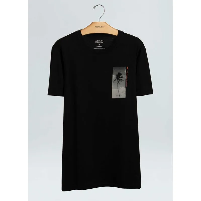 T-shirt soft used coqueiro uki - preto - M