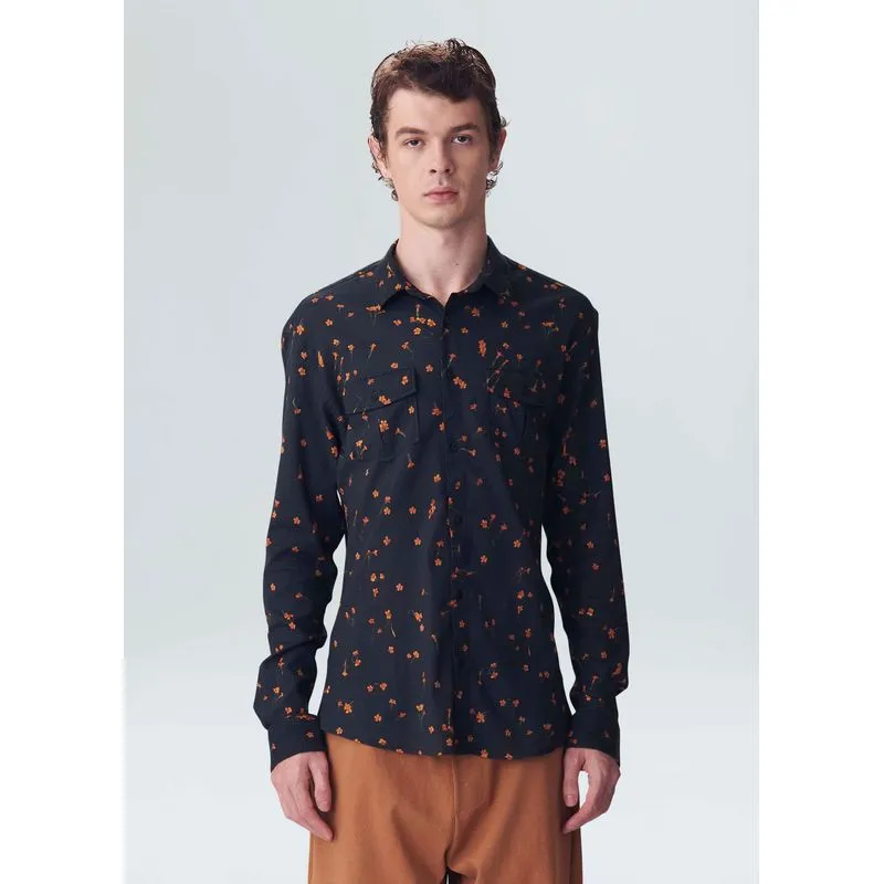 Camisa tagete mini ml - preto - G