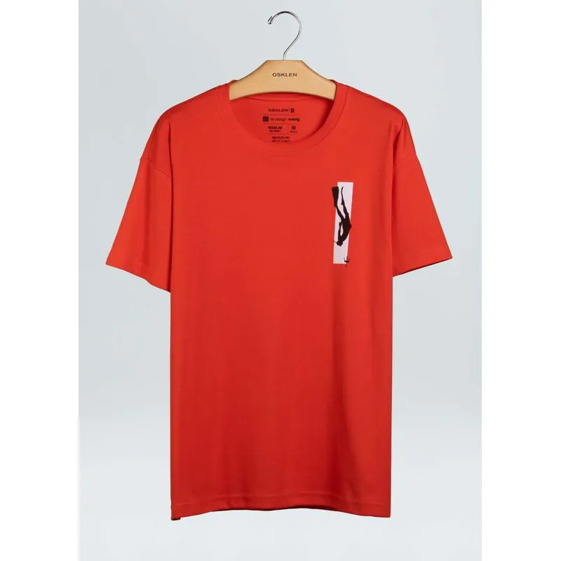 Big shirt mergulhador - vermelho - P