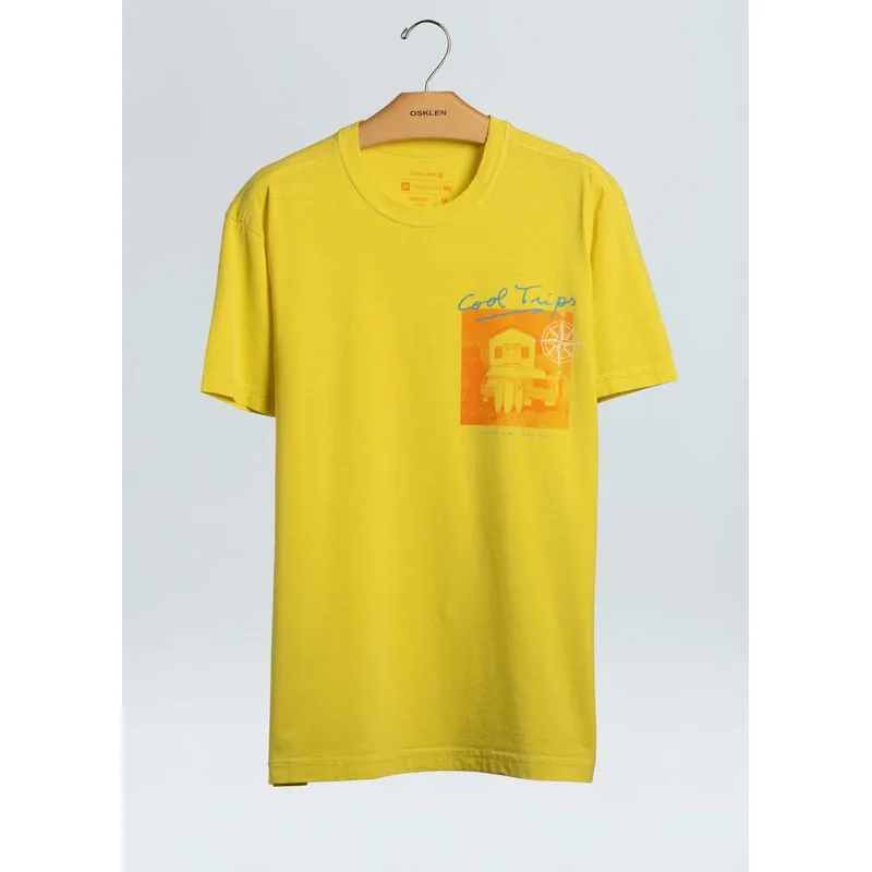 T-shirt stone cool pic - amarelo - GG