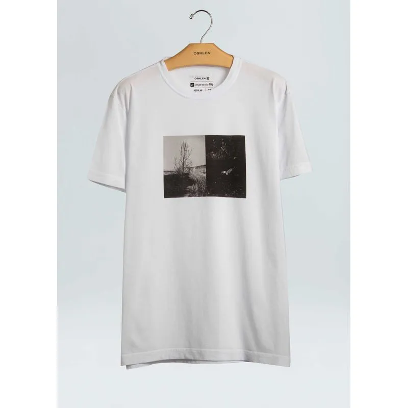 T-shirt stone diptico - branco - P