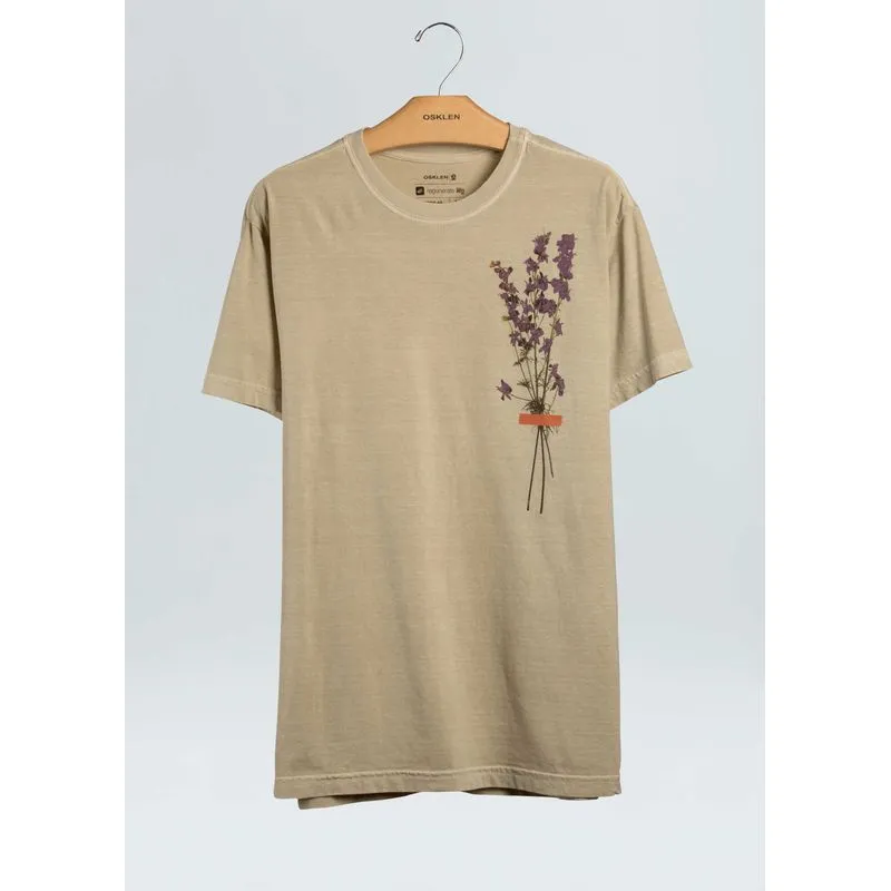 T-shirt stone orquidea - areia - M