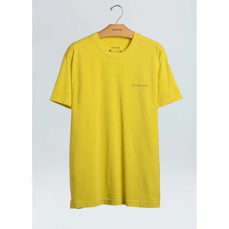 T-shirt stone palm - amarelo - M