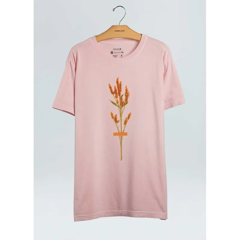 T-shirt stone rabo de macaco - rosa - M
