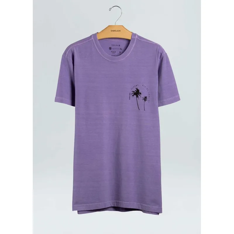 T-shirt stone coqueiro 21 - lilás - GG