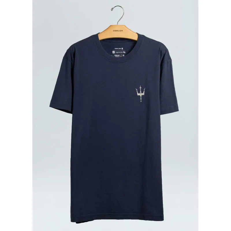 T-shirt vintage diving - azul marinho - P