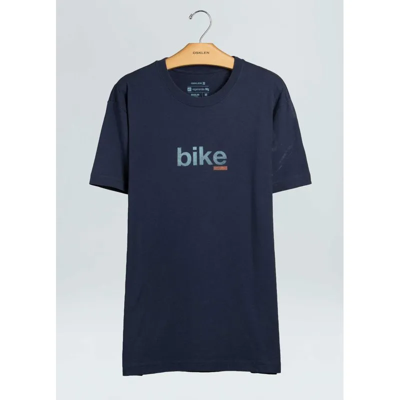 T-shirt vintage bike - azul marinho - M