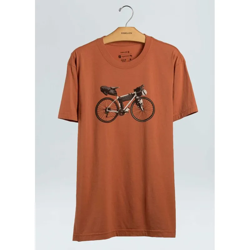 T-shirt vintage bikepack - marrom - M
