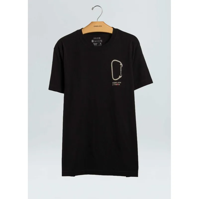 T-shirt vintage carabiner - preto - P