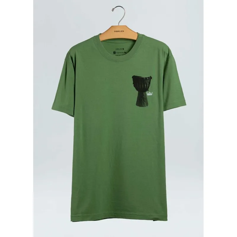 T-shirt vintage percussion - verde - GG