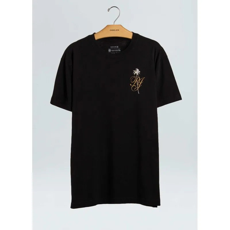 T-shirt vintage coqueiro rj - preto - P