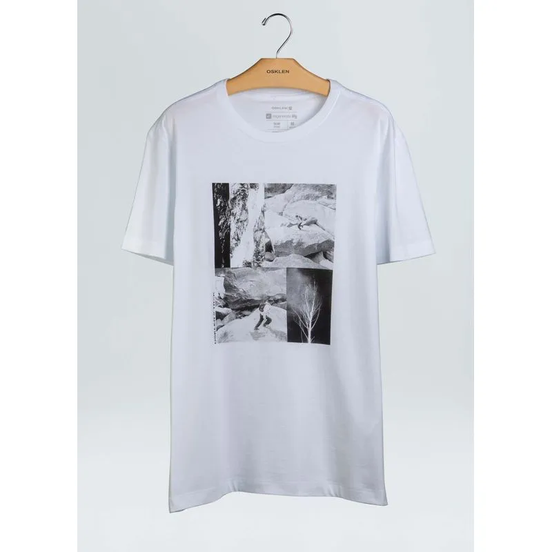 T-shirt stone trkk mix - branco - G
