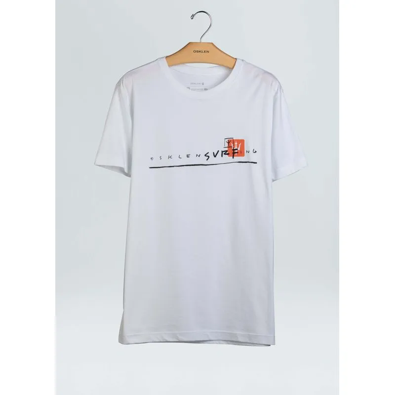 T-shirt slim stone surng traco T-shirt slim stone osklensurng traco - branco - P