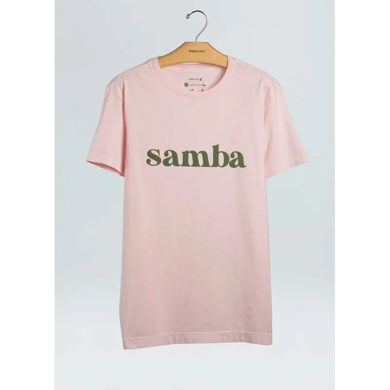 T-shirt stone samba - rosa - M