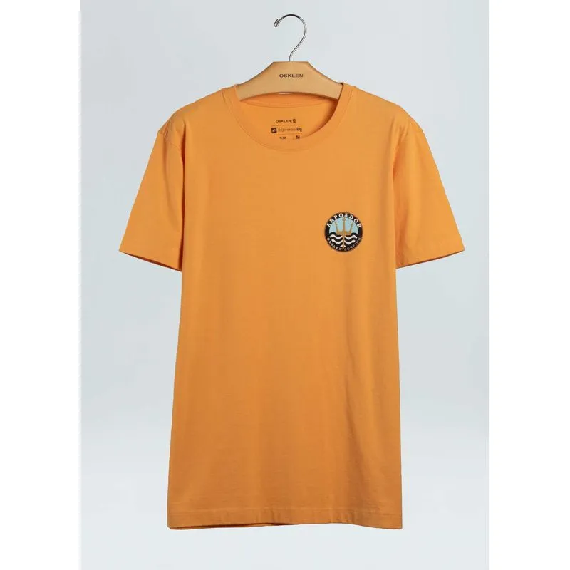 T-shirt vintage arpoador selo - amarelo - M