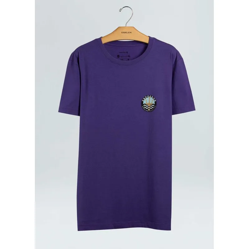 T-shirt vintage arpoador selo - roxo - P