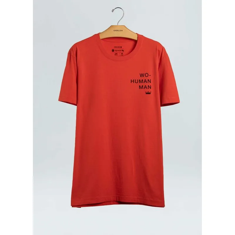 T-shirt vintage human - vermelho - M