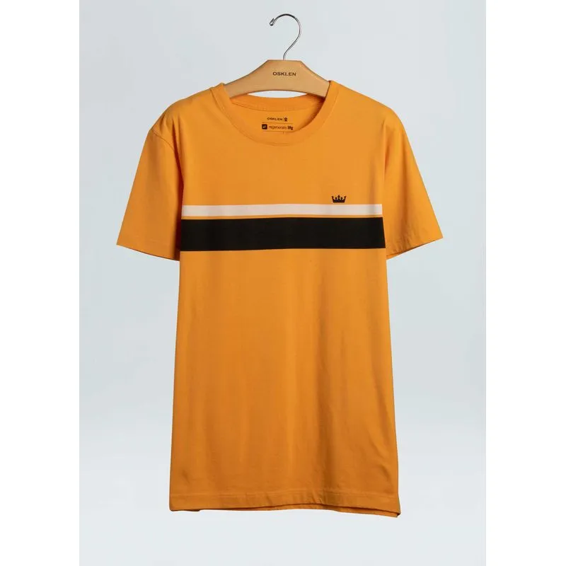 T-shirt vintage bicolor - amarelo - M