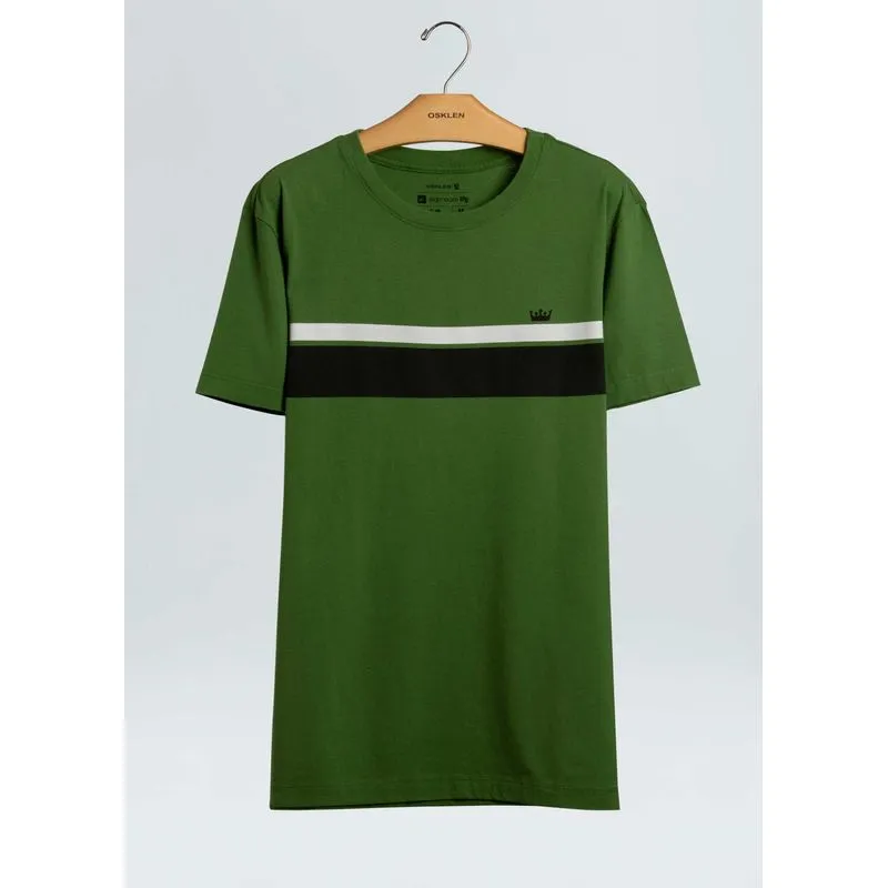 T-shirt vintage bicolor - verde - GG