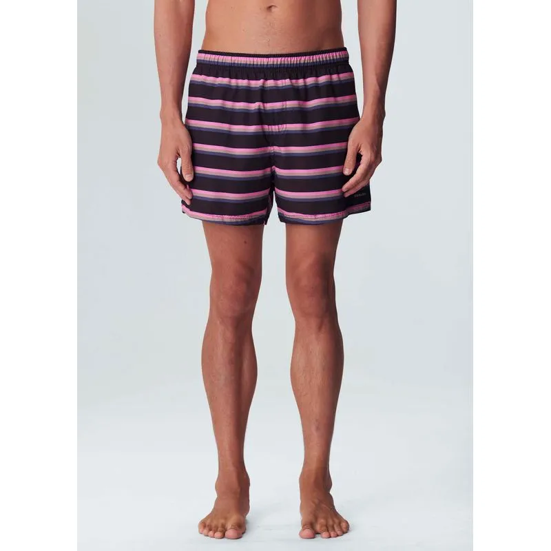 Beach short neon stripes - preto - GG
