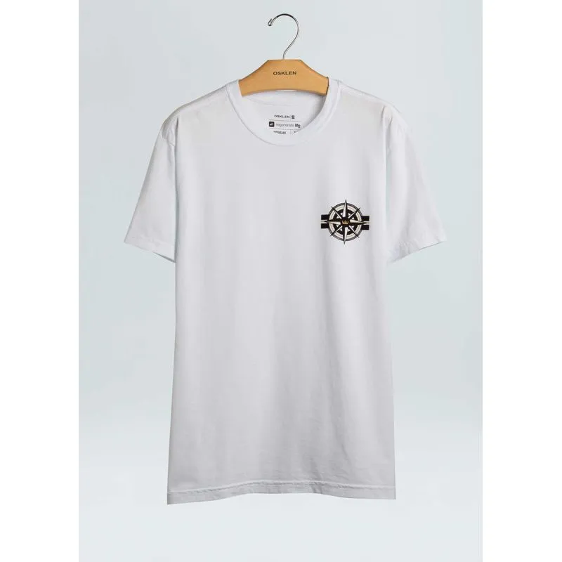 T-shirt stone rosa dos ventos - branco - G