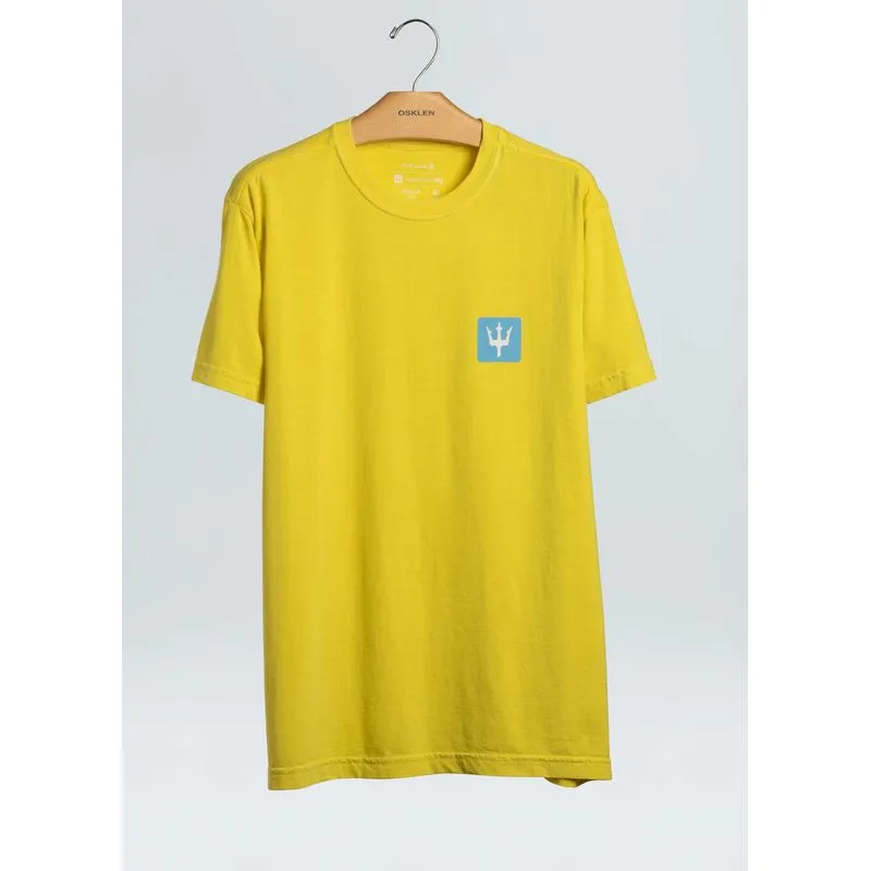 T-shirt stone tridente colors - amarelo - GG