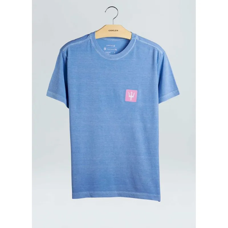 T-shirt stone tridente colors - azul - GG