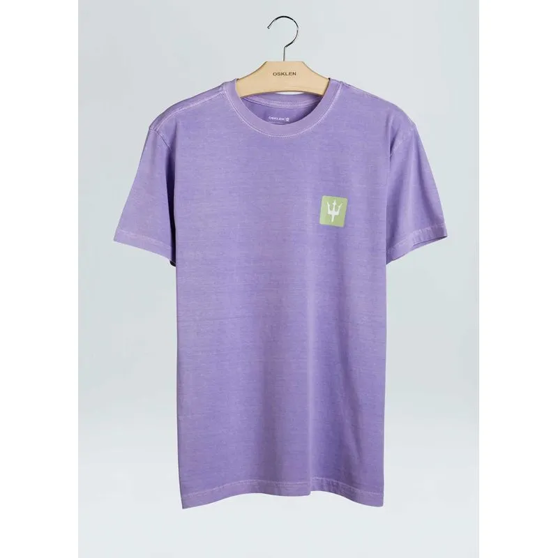 T-shirt stone tridente colors - lilás - P