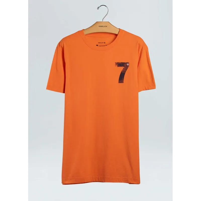 T-shirt vintage wood 7 - laranja - GG