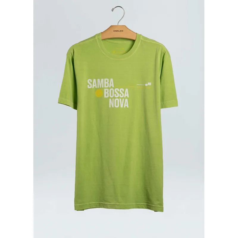 T-shirt stone samba bossa - verde - P