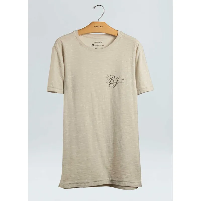 T-shirt rough rj skateboard - areia - G