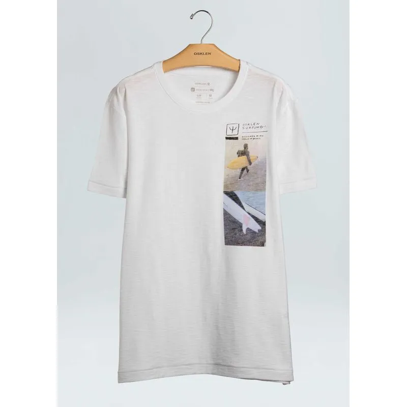 T-shirt rough surf trip - branco - M