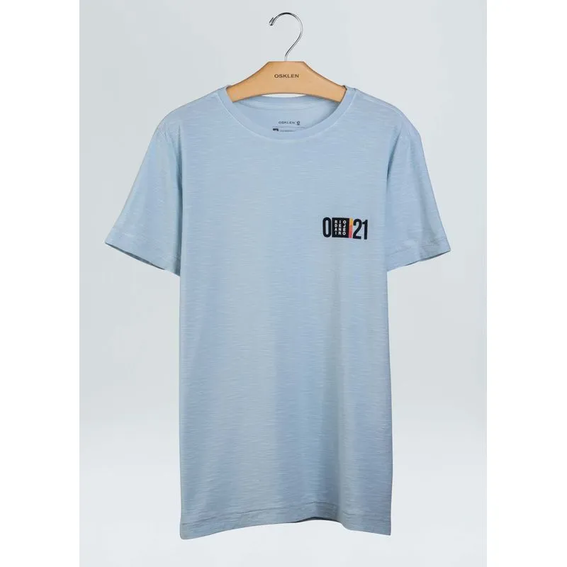 T-shirt rough rjaneiro - azul - M