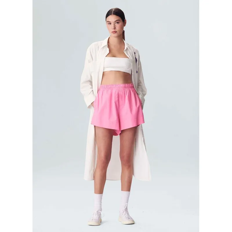 Short tricoline - rosa - P