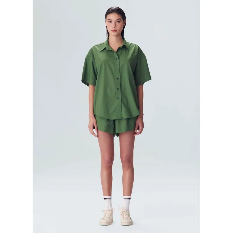 Short tricoline - verde - G