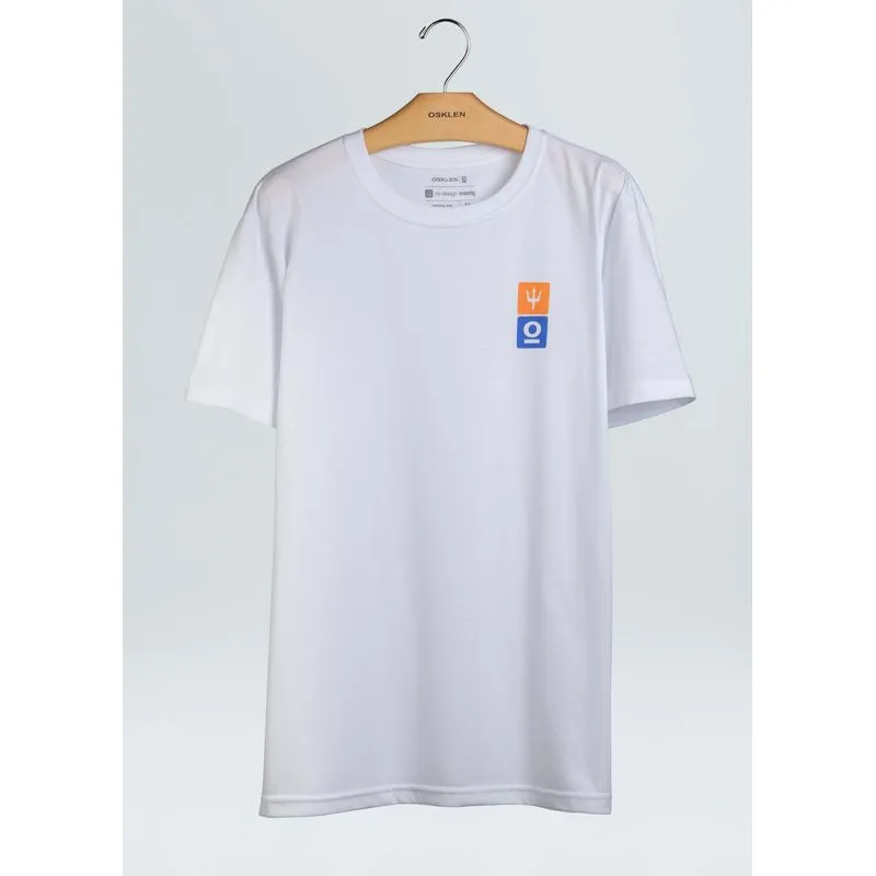 T-shirt pet tridente oceans - branco - M