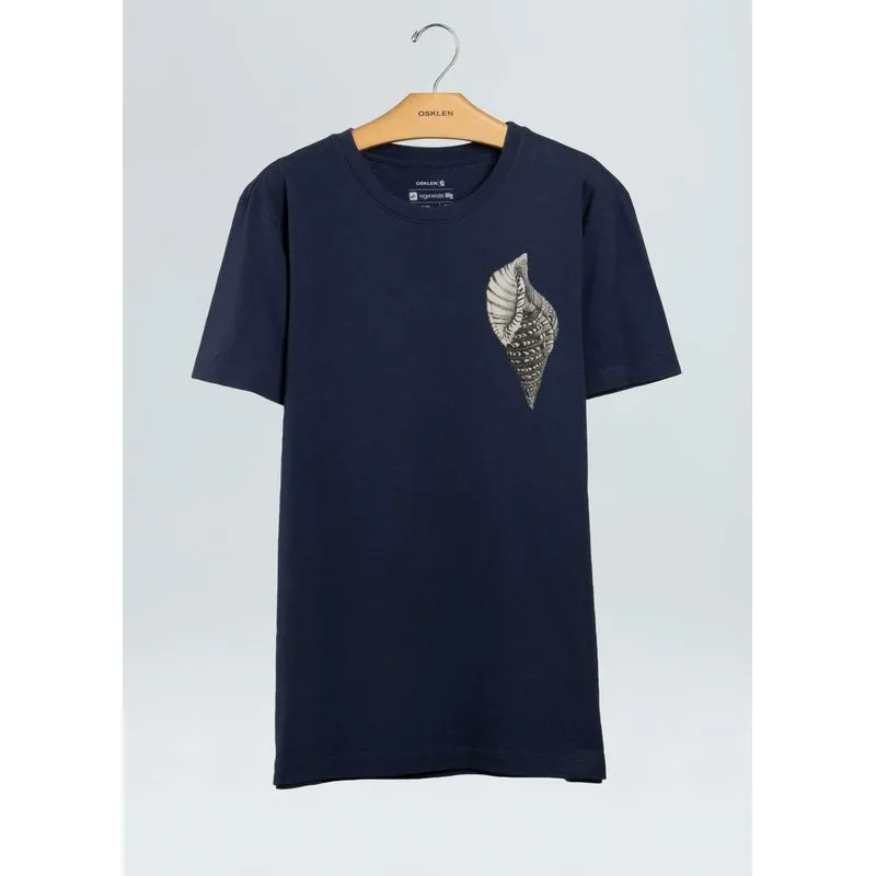 T-shirt vintage concha - azul marinho - G