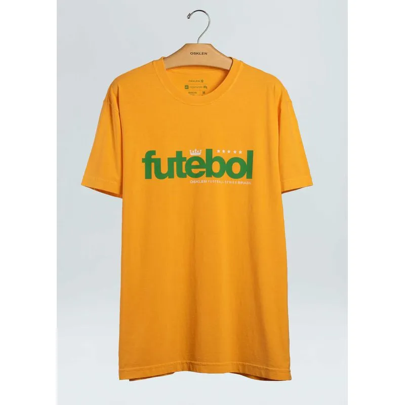 T-shirt stone futebol - amarelo - P