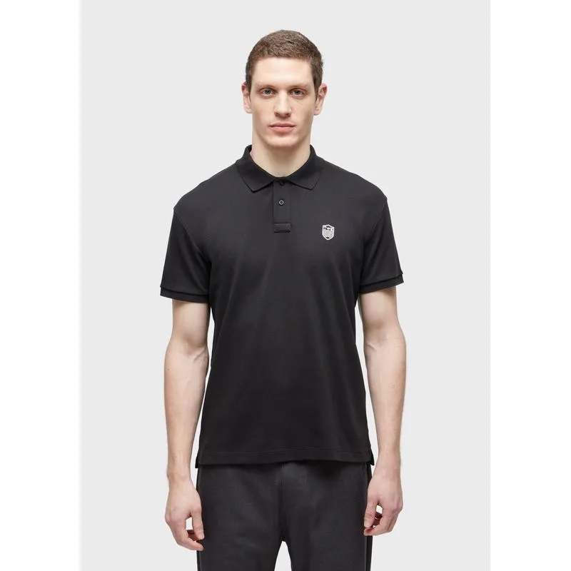Polo supersoft brasão Polo supersoft brasao - preto - P