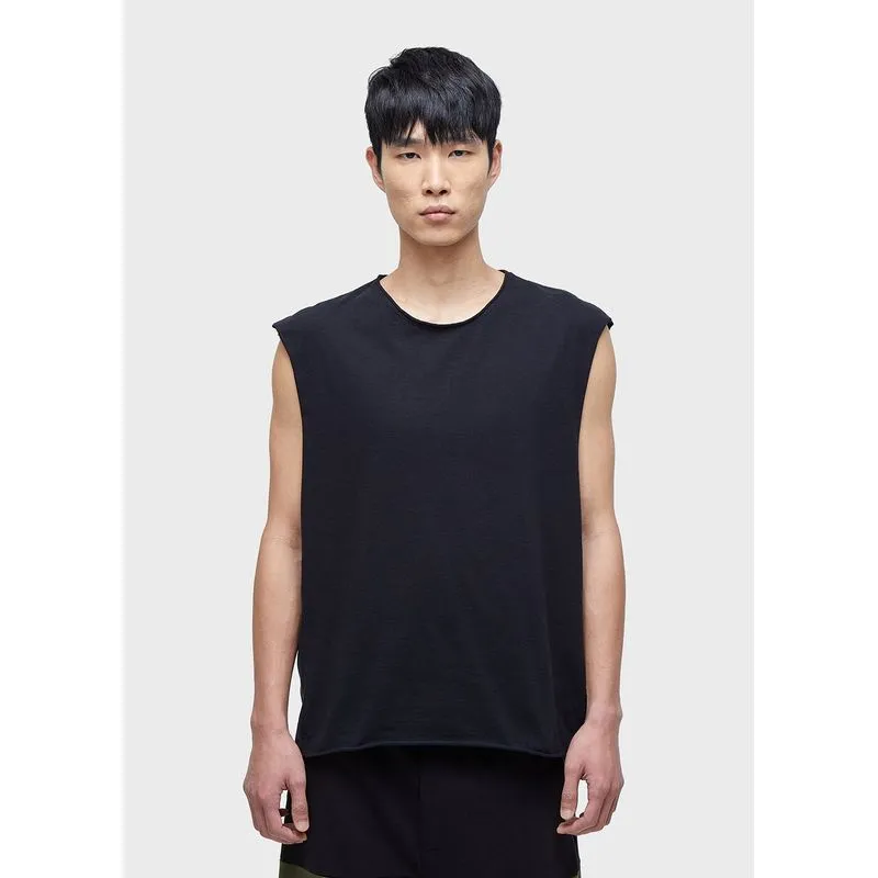 T-shirt sleveless - preto - G