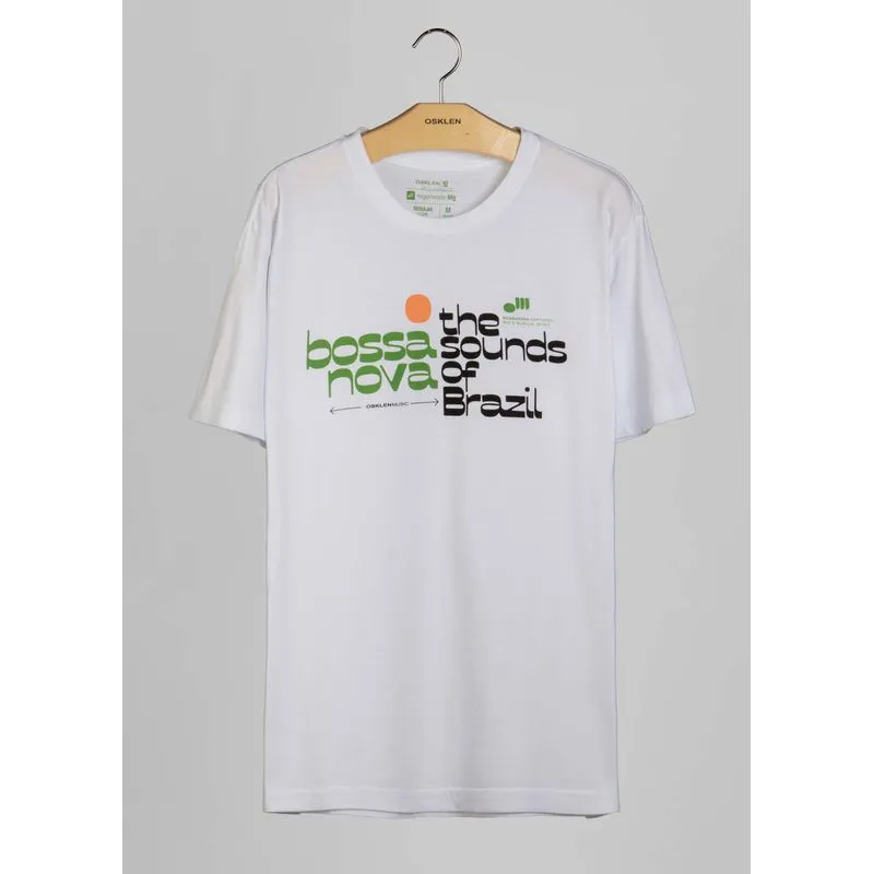 T-shirt stone bossa nova - branco - GG