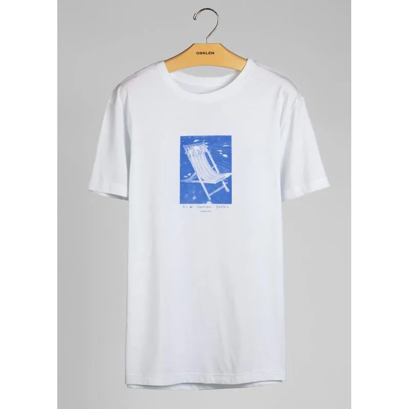 T-shirt stone cadeira - branco - G