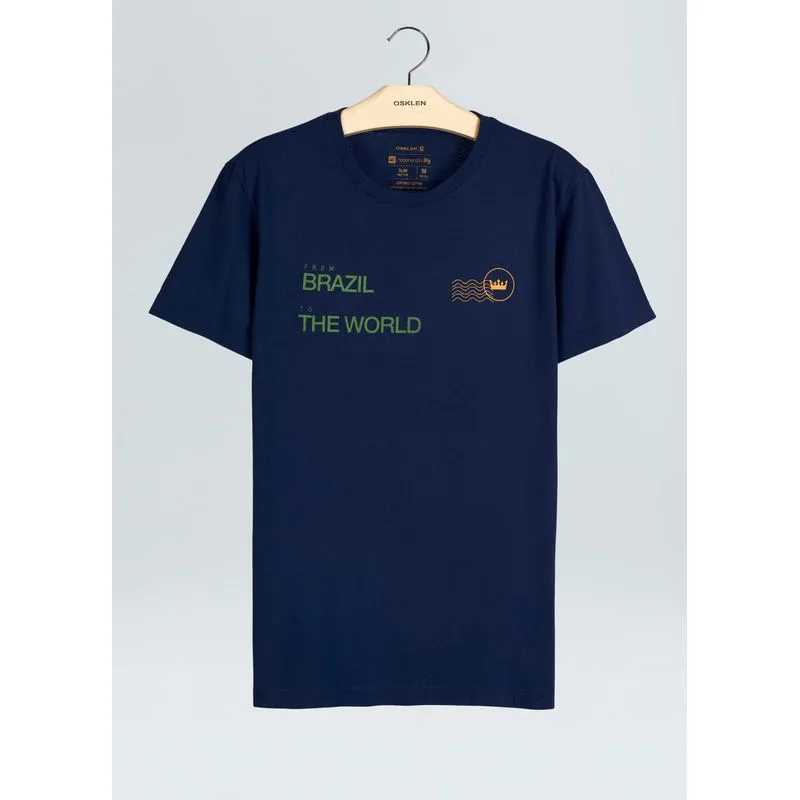 T-shirt vintage from brazil - azul marinho - GG