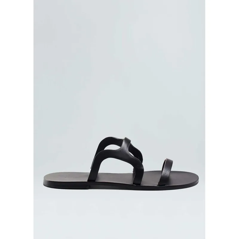 Sandália calçadão straps Sandalia calçadão straps - preto - 39