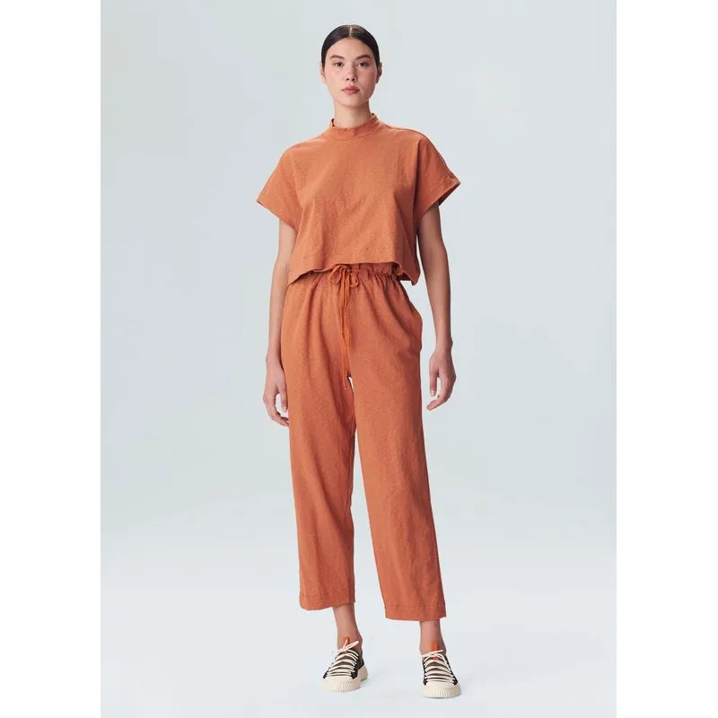 Calça clochard node Calca clochard node - marrom - G