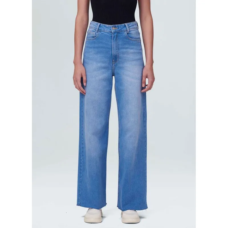 Calça jeans leblon light denim Calca jeans leblon light denim - azul - 42